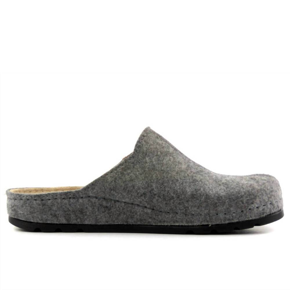NEW HELIOS men's felt slip on in grey
